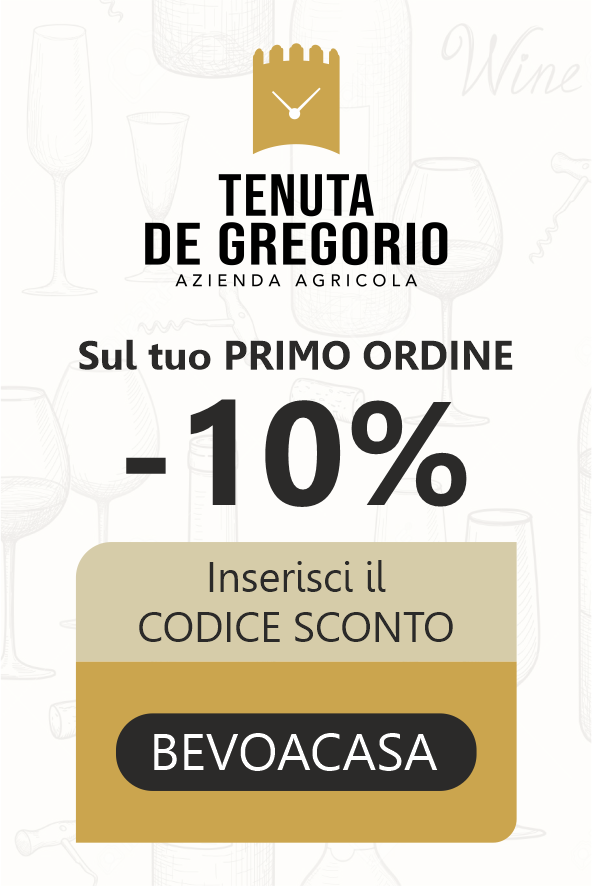 banner di sconto tenuta de gregorio